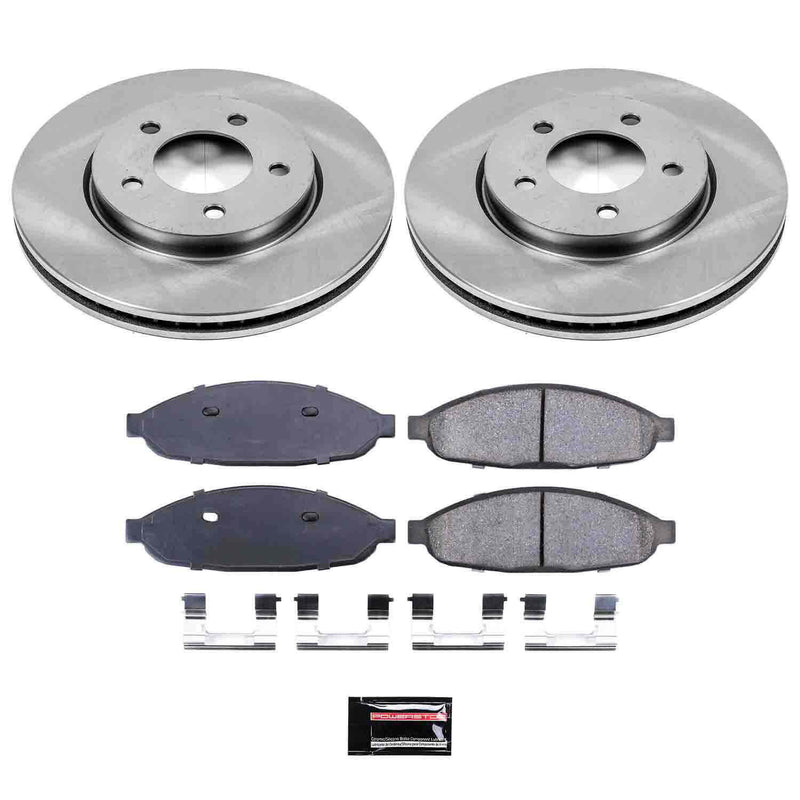 Power Stop KOE3009 Autospecialty - 1-Click Daily Driver Brake Kits (Front) for 2004-2008 Chrysler Pacifica product image