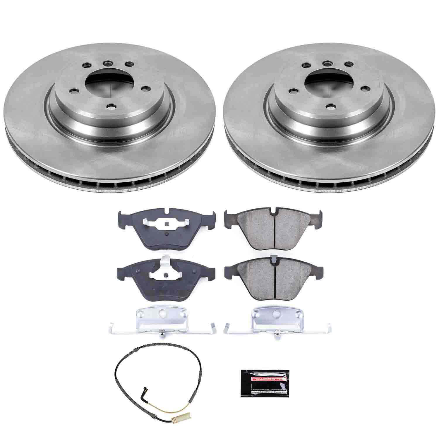 Power Stop KOE3015 Autospecialty - 1-Click Daily Driver Brake Kits (Front) for 2007-2010 BMW 335I Xdrive product image