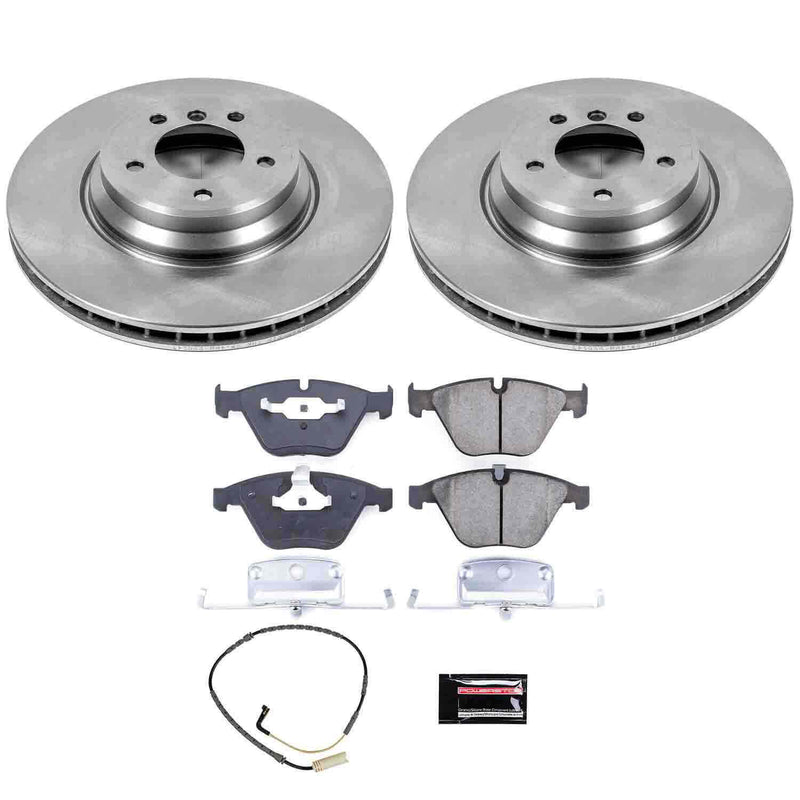 Power Stop KOE3015 Autospecialty - 1-Click Daily Driver Brake Kits (Front) for 2007-2010 BMW 335I Xdrive product image
