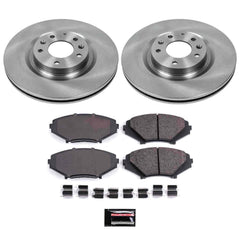 Power Stop KOE3026 Autospecialty - 1-Click Daily Driver Brake Kits (Front) for 2004-2011 Mazda RX-8 product image