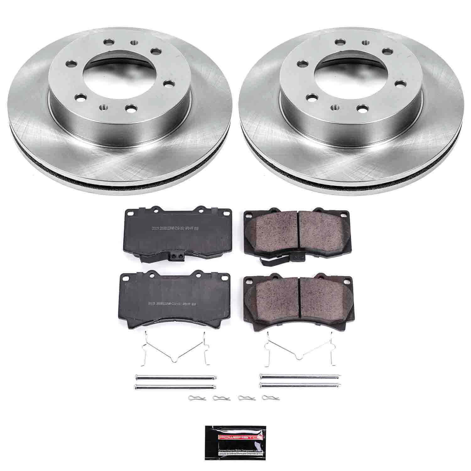 Power Stop KOE3035 Autospecialty - 1-Click Daily Driver Brake Kits (Front) for 2006-2010 Hummer H3 product image
