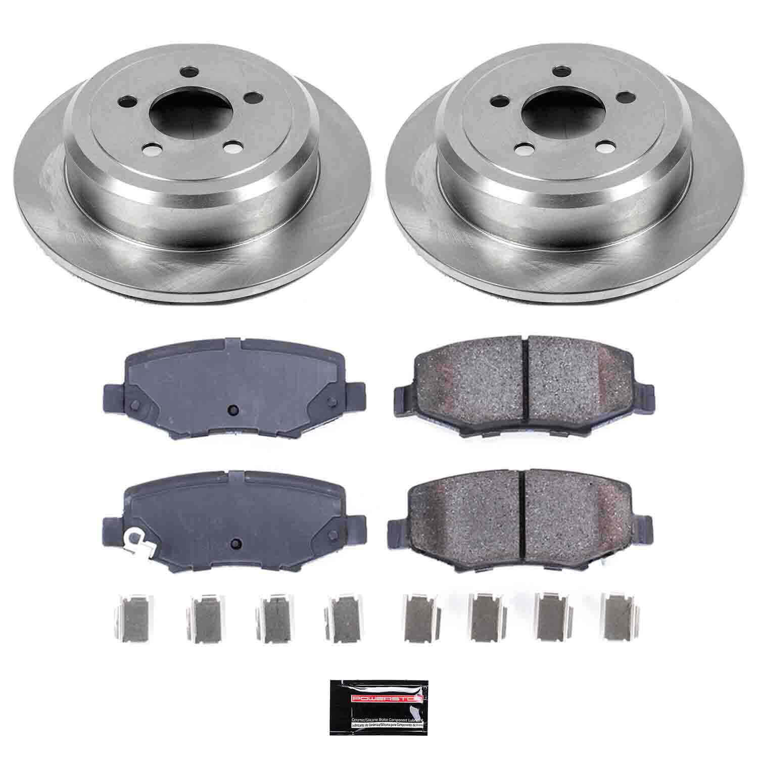 Power Stop KOE3046 Autospecialty - 1-Click Daily Driver Brake Kits (Rear) for 2007-2012 Dodge Nitro product image