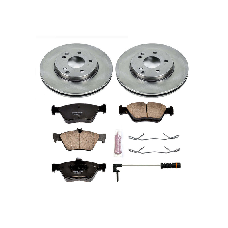 Power Stop KOE3047 Autospecialty - 1-Click Daily Driver Brake Kits (Front) for 1996-2004 Mercedes-Benz C230 product image