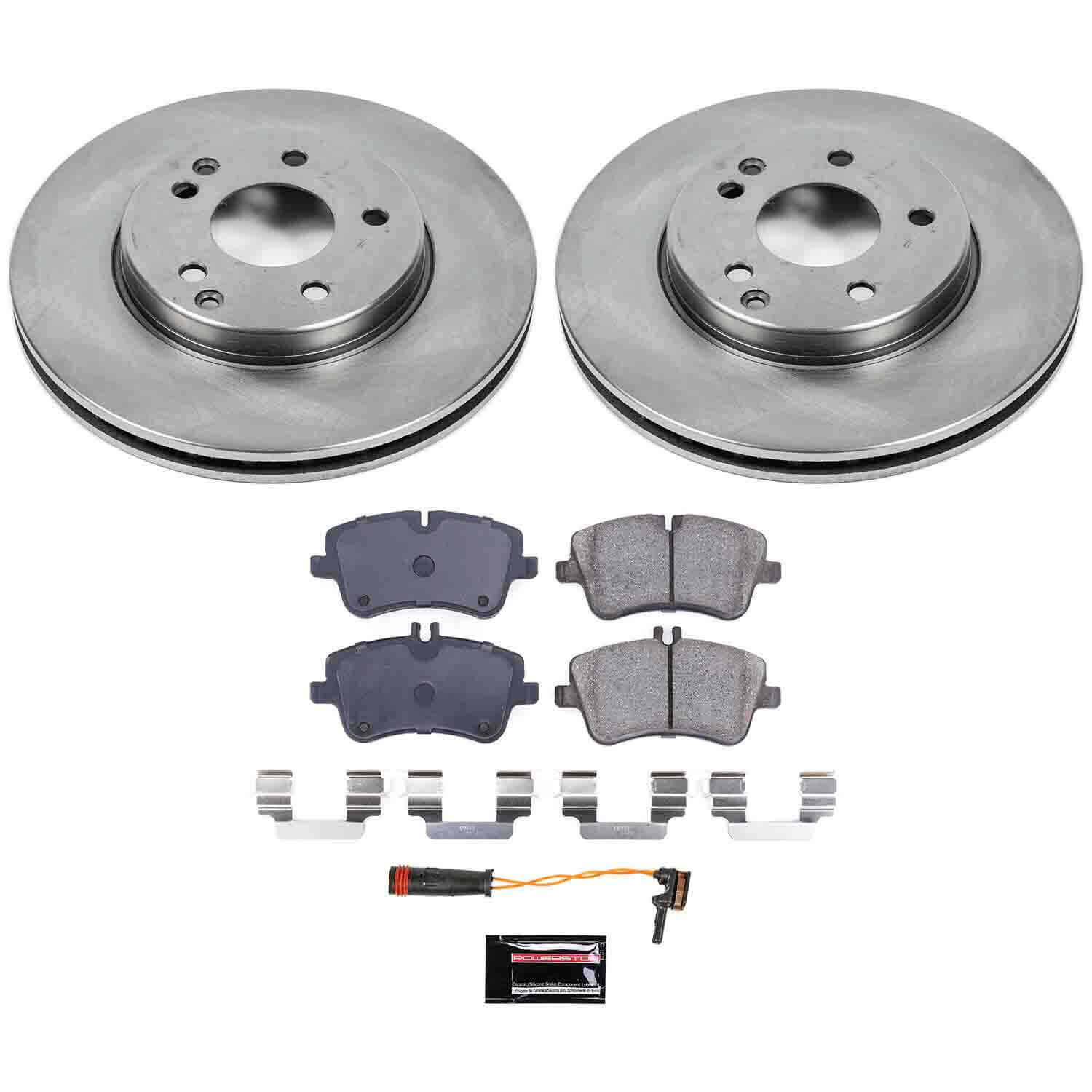 Power Stop KOE3048 Autospecialty - 1-Click Daily Driver Brake Kits (Front) for 2001-2005 Mercedes-Benz C230 product image