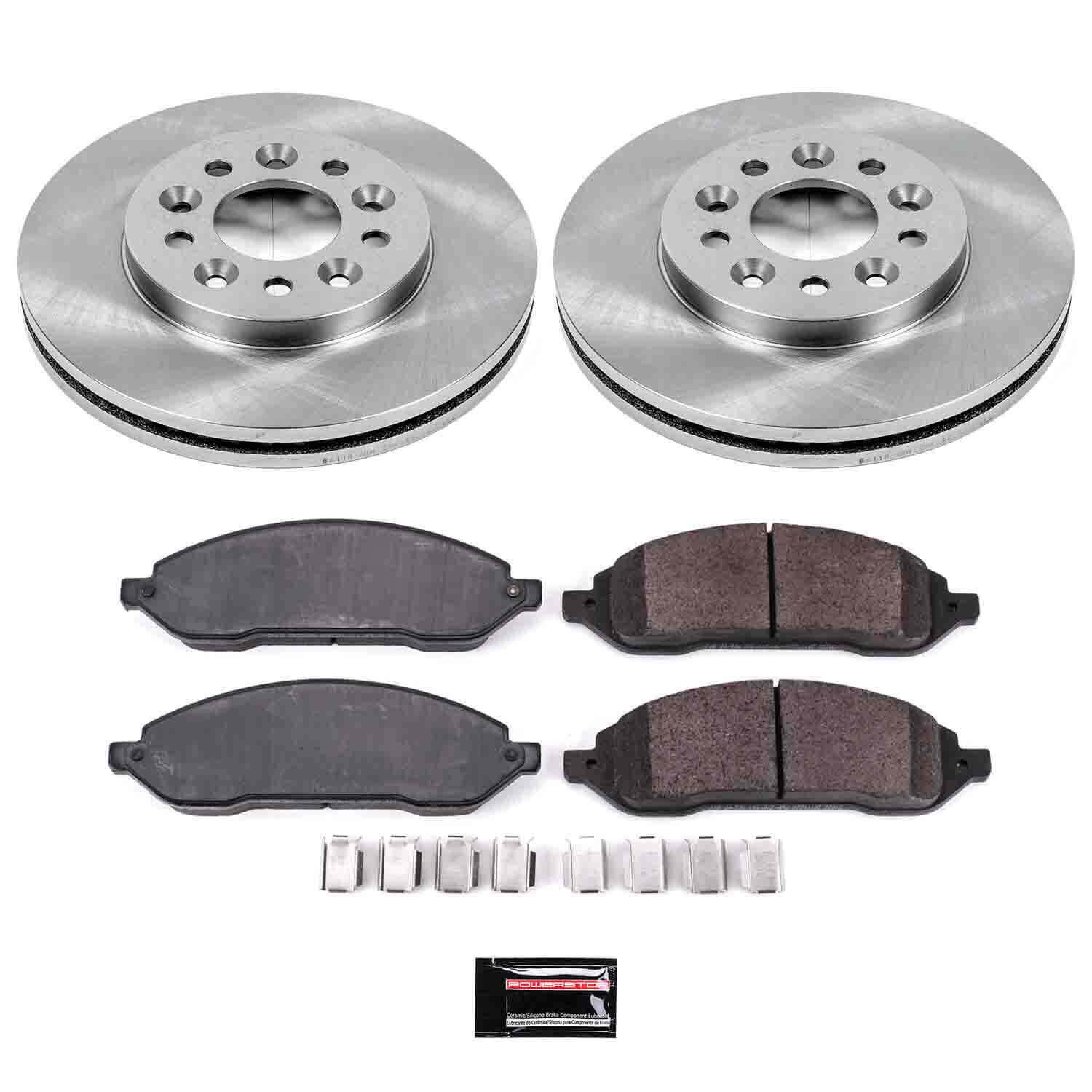 Power Stop KOE3051 Autospecialty - 1-Click Daily Driver Brake Kits (Front) for 2004-2007 Ford Freestar product image