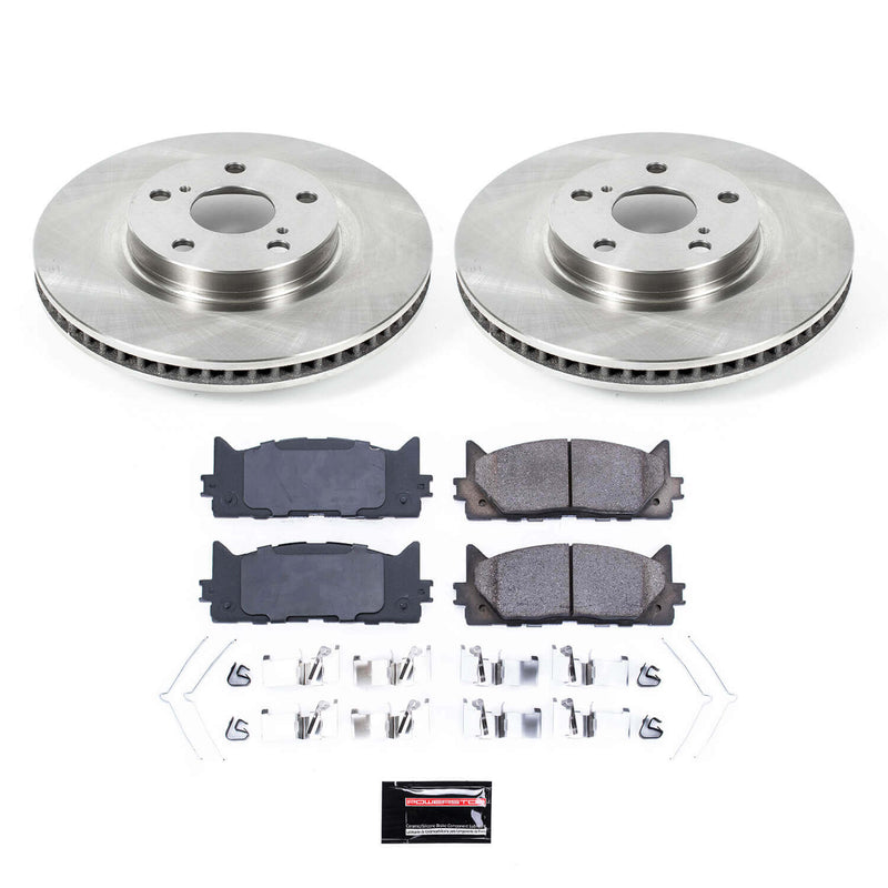 Power Stop KOE3053 Autospecialty - 1-Click Daily Driver Brake Kits (Front) for 2007-2018 Lexus ES300H product image
