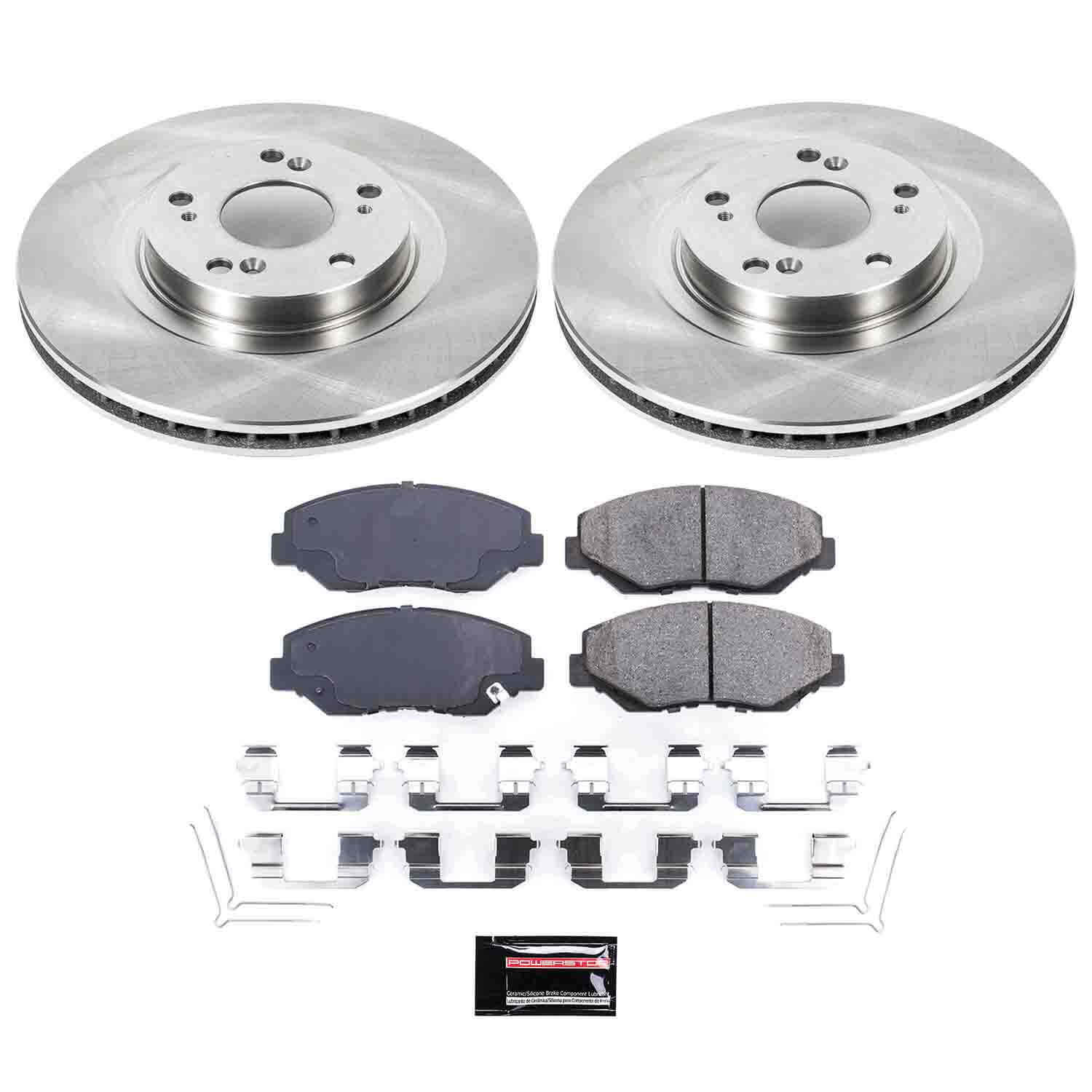 Power Stop KOE3055 Autospecialty - 1-Click Daily Driver Brake Kits (Front) for 2005-2015 Acura Ilx product image