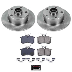 Power Stop KOE3064 Autospecialty - 1-Click Daily Driver Brake Kits (Rear) for 1997-2001 Audi A4 product image