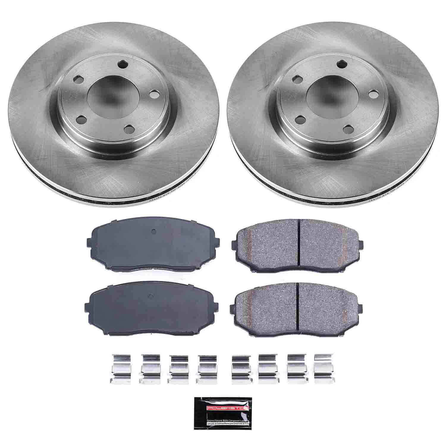 Power Stop KOE3071 Autospecialty - 1-Click Daily Driver Brake Kits (Front) for 2007-2009 Ford Edge product image