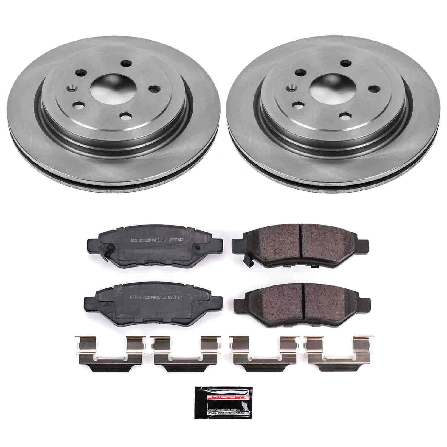 Power Stop KOE3072 Autospecialty - 1-Click Daily Driver Brake Kits (Rear) for 2008-2015 Cadillac Cts product image