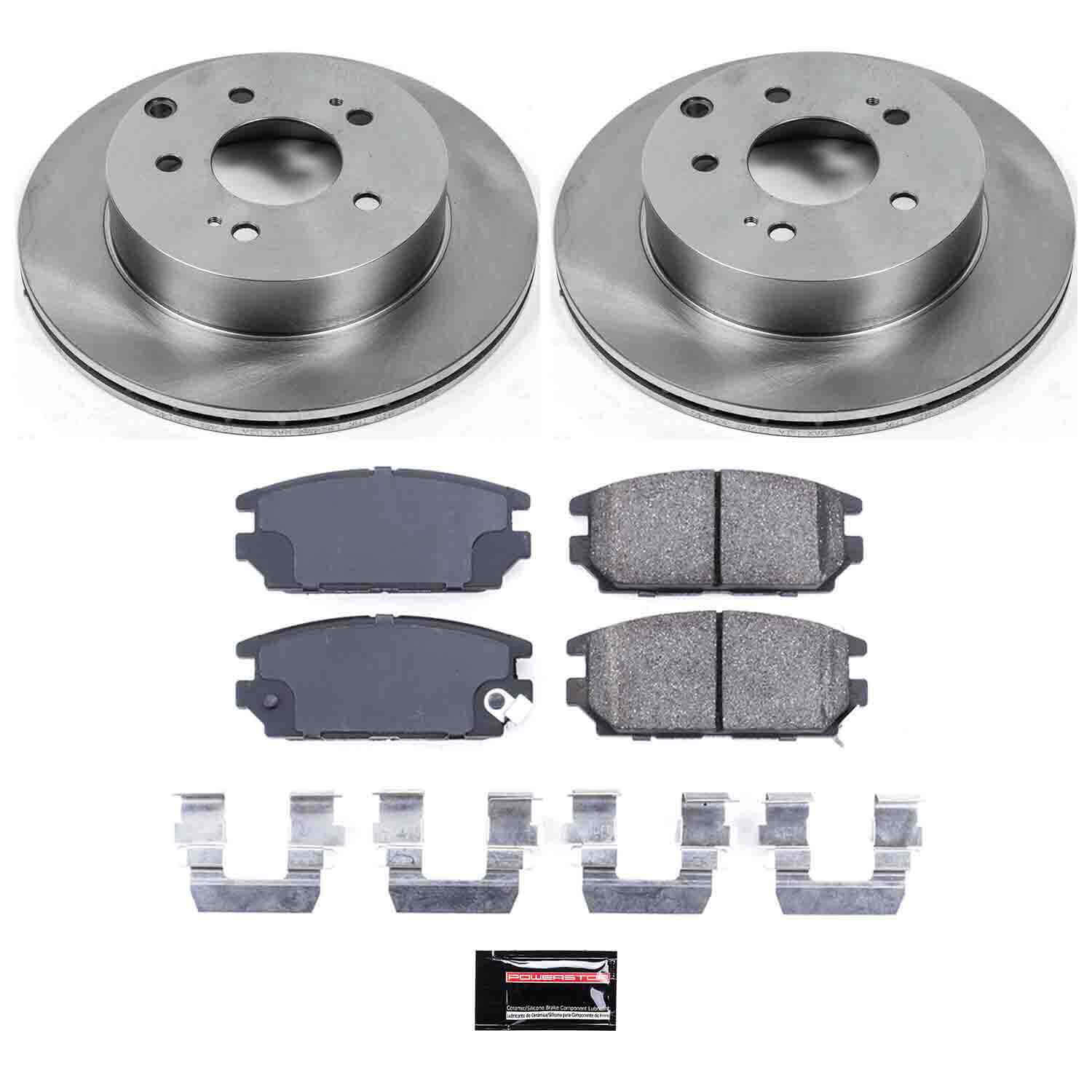 Power Stop KOE3079 Autospecialty - 1-Click Daily Driver Brake Kits (Rear) for 2006-2012 Mitsubishi Eclipse product image