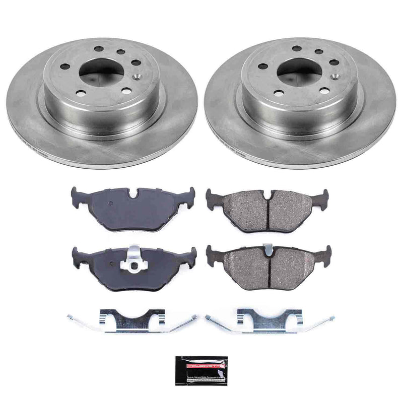 Power Stop KOE3080 Autospecialty - 1-Click Daily Driver Brake Kits (Rear) for 1999 Saab 9-5. product image
