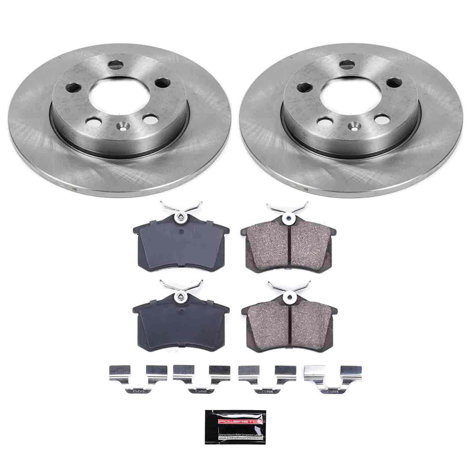 Power Stop KOE3093 Autospecialty - 1-Click Daily Driver Brake Kits (Rear) for 2000-2006 Audi TT Quattro product image