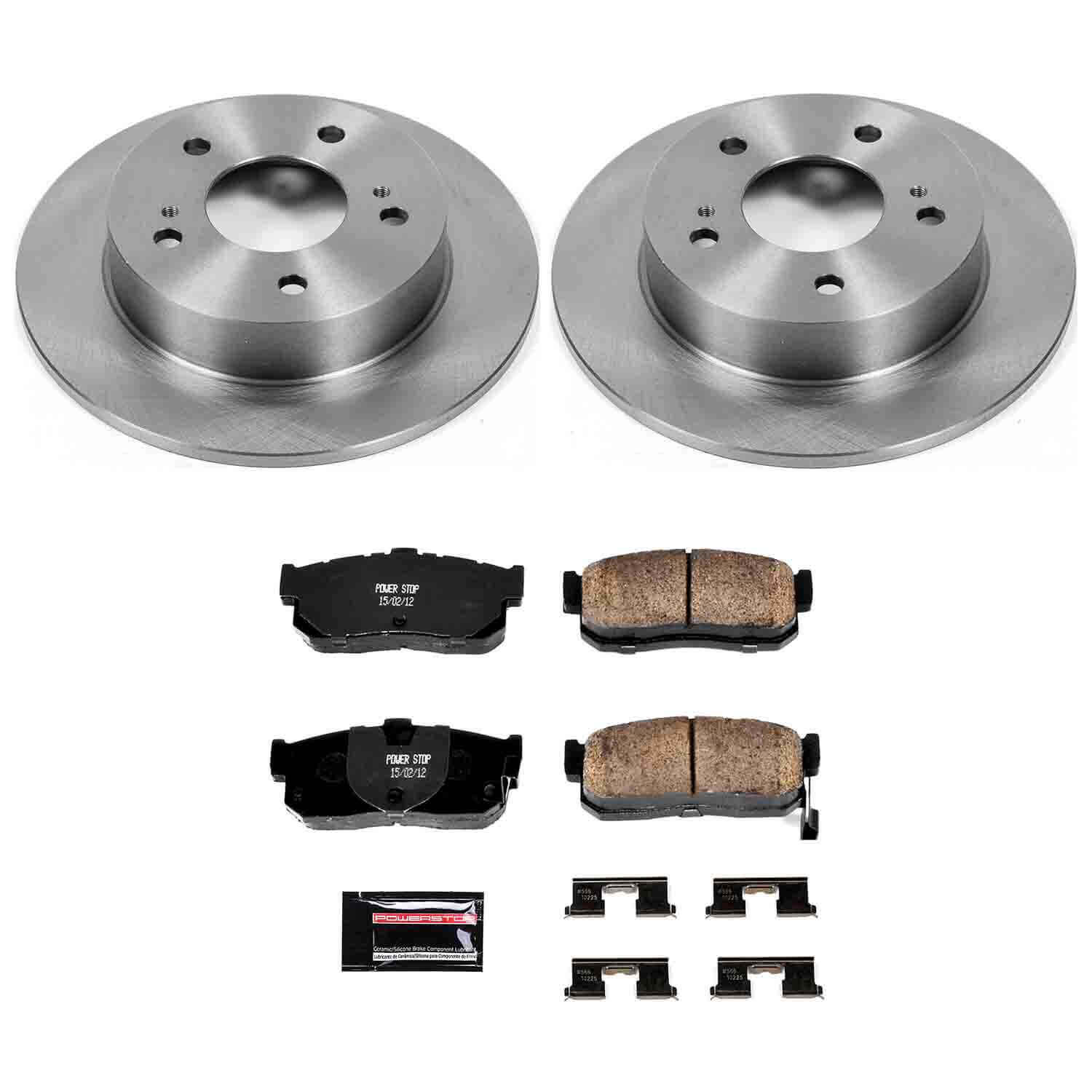 Power Stop KOE3099 Autospecialty - 1-Click Daily Driver Brake Kits (Rear) for 1989-1994 Nissan Maxima product image