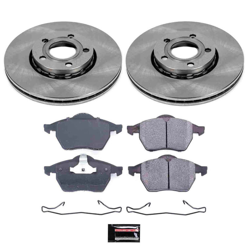 Power Stop KOE3103 Autospecialty - 1-Click Daily Driver Brake Kits (Front) for 1996-1998 Audi A4 product image