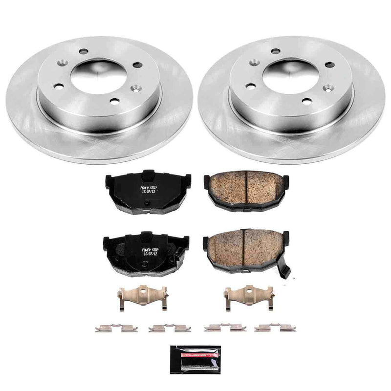 Power Stop KOE3106 Autospecialty - 1-Click Daily Driver Brake Kits (Rear) for 1997-2006 Hyundai Elantra product image