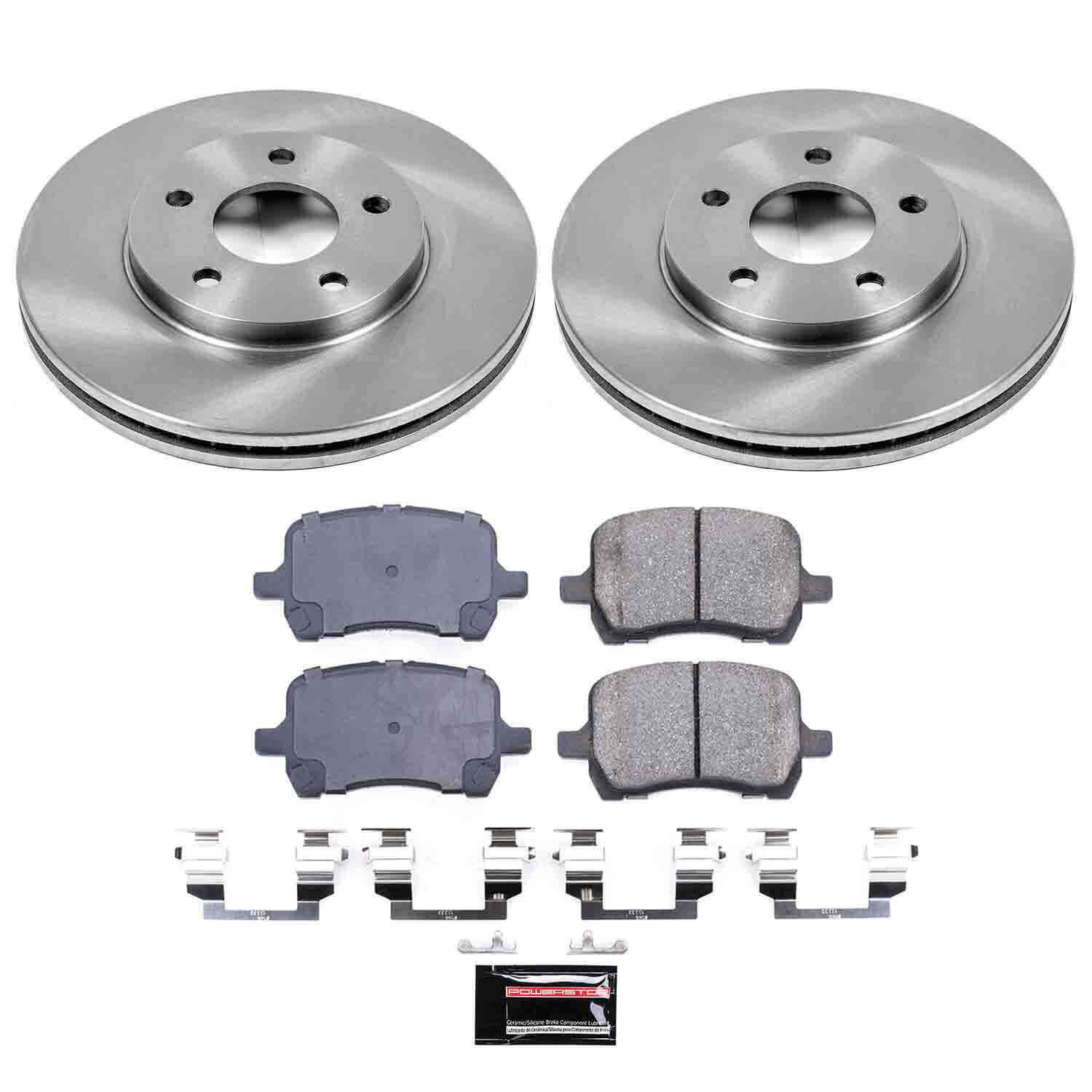 Power Stop KOE3116 Autospecialty - 1-Click Daily Driver Brake Kits (Front) for 2006-2007 Chevrolet Hhr product image