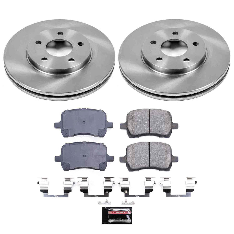 Power Stop KOE3116 Autospecialty - 1-Click Daily Driver Brake Kits (Front) for 2006-2007 Chevrolet Hhr product image