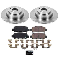 Power Stop KOE3124 Autospecialty - 1-Click Daily Driver Brake Kits (Rear) for 2000-2006 Subaru Baja product image