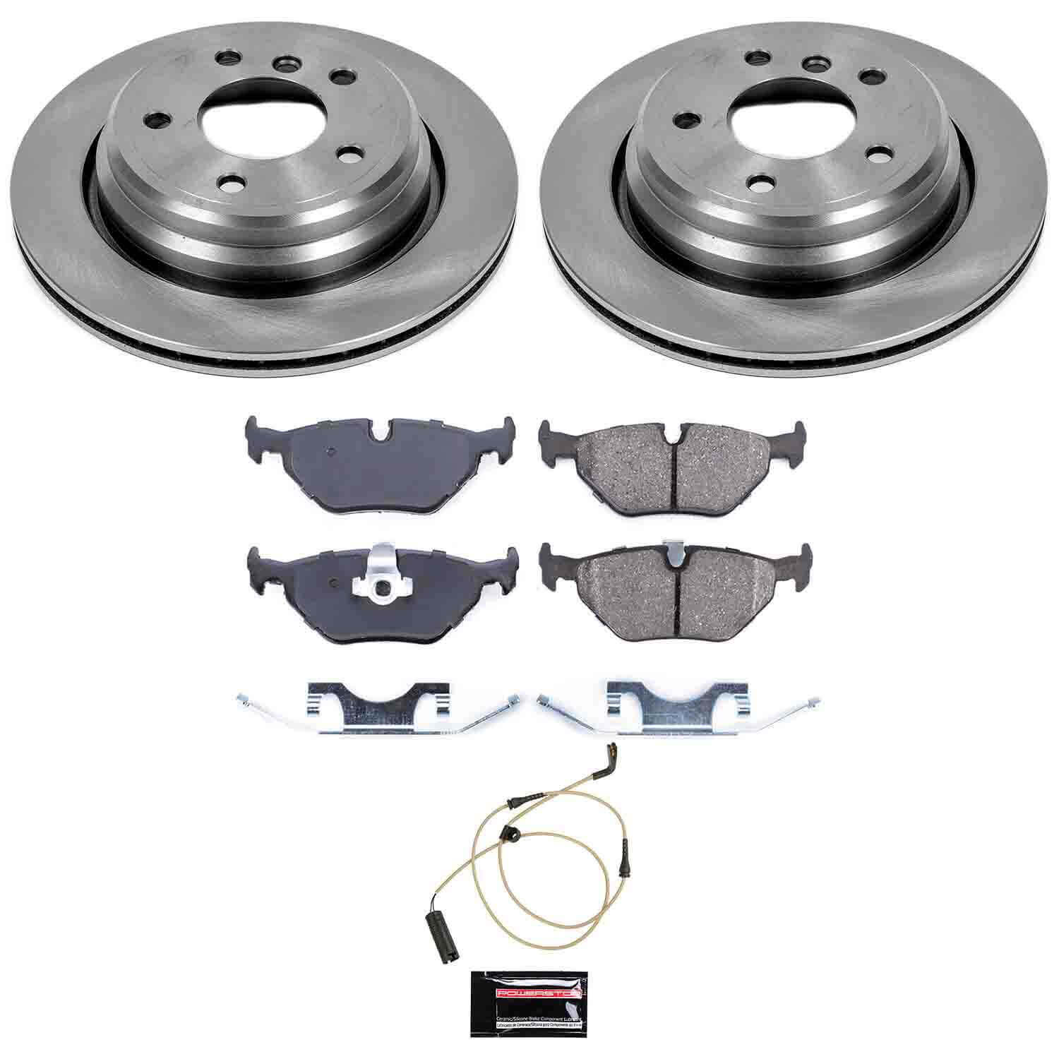 Power Stop KOE3126 Autospecialty - 1-Click Daily Driver Brake Kits (Rear) for 1999-2003 BMW 525I product image