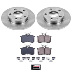 Power Stop KOE3129 Autospecialty - 1-Click Daily Driver Brake Kits (Rear) for 2002-2006 Audi A4 product image