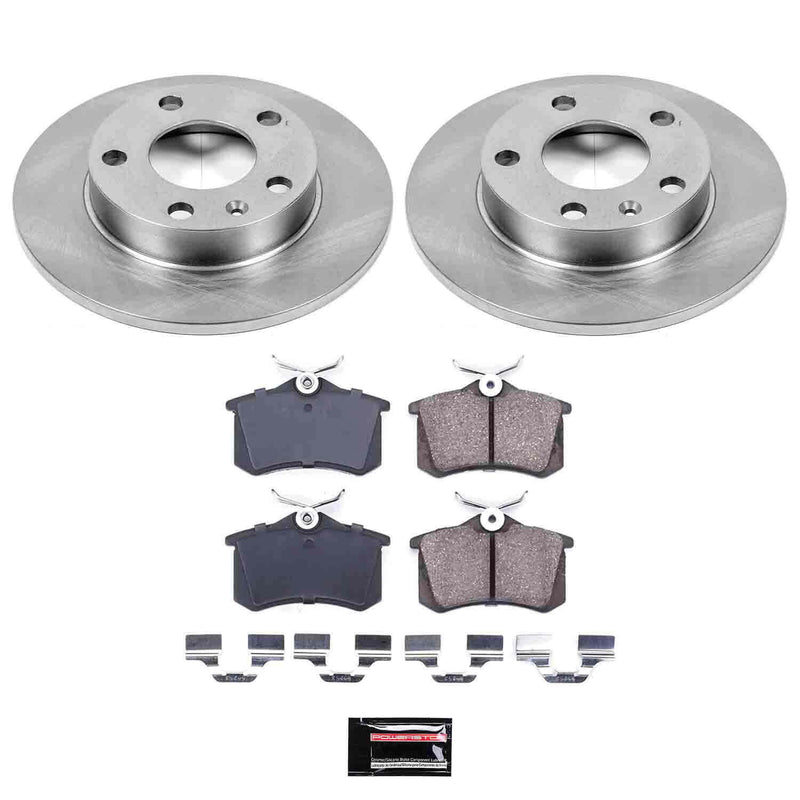 Power Stop KOE3129 Autospecialty - 1-Click Daily Driver Brake Kits (Rear) for 2002-2006 Audi A4 product image