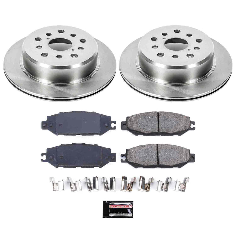 Power Stop KOE3134 Autospecialty - 1-Click Daily Driver Brake Kits (Rear) for 1992-2000 Lexus SC300 product image