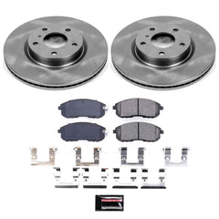 Power Stop KOE3140 Autospecialty - 1-Click Daily Driver Brake Kits (Front) for 2003-2005 Infiniti G35 product image