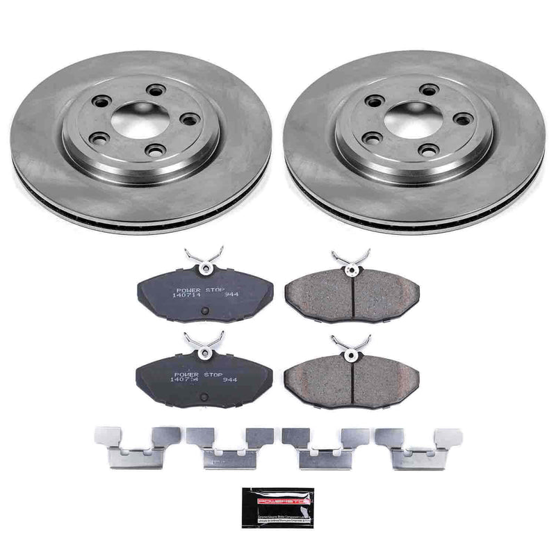 Power Stop KOE3141 Autospecialty - 1-Click Daily Driver Brake Kits (Rear) for 2003-2005 Jaguar S-Type product image