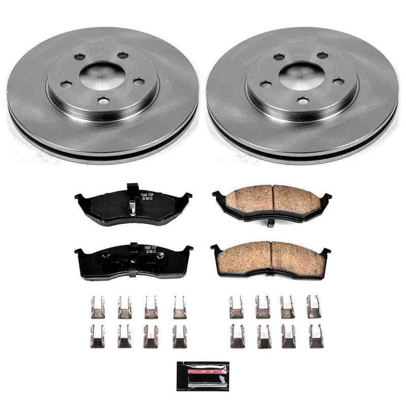 Power Stop KOE3143 Autospecialty - 1-Click Daily Driver Brake Kits (Front) for 2000-2005 Dodge Neon product image