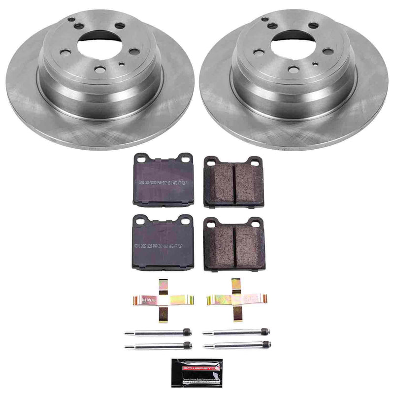 Power Stop KOE3145 Autospecialty - 1-Click Daily Driver Brake Kits (Rear) for 1994-2004 Volvo 850 product image