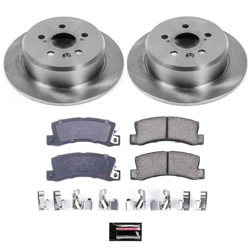 Power Stop KOE3147 Autospecialty - 1-Click Daily Driver Brake Kits (Rear) for 1995-1999 Toyota Celica product image