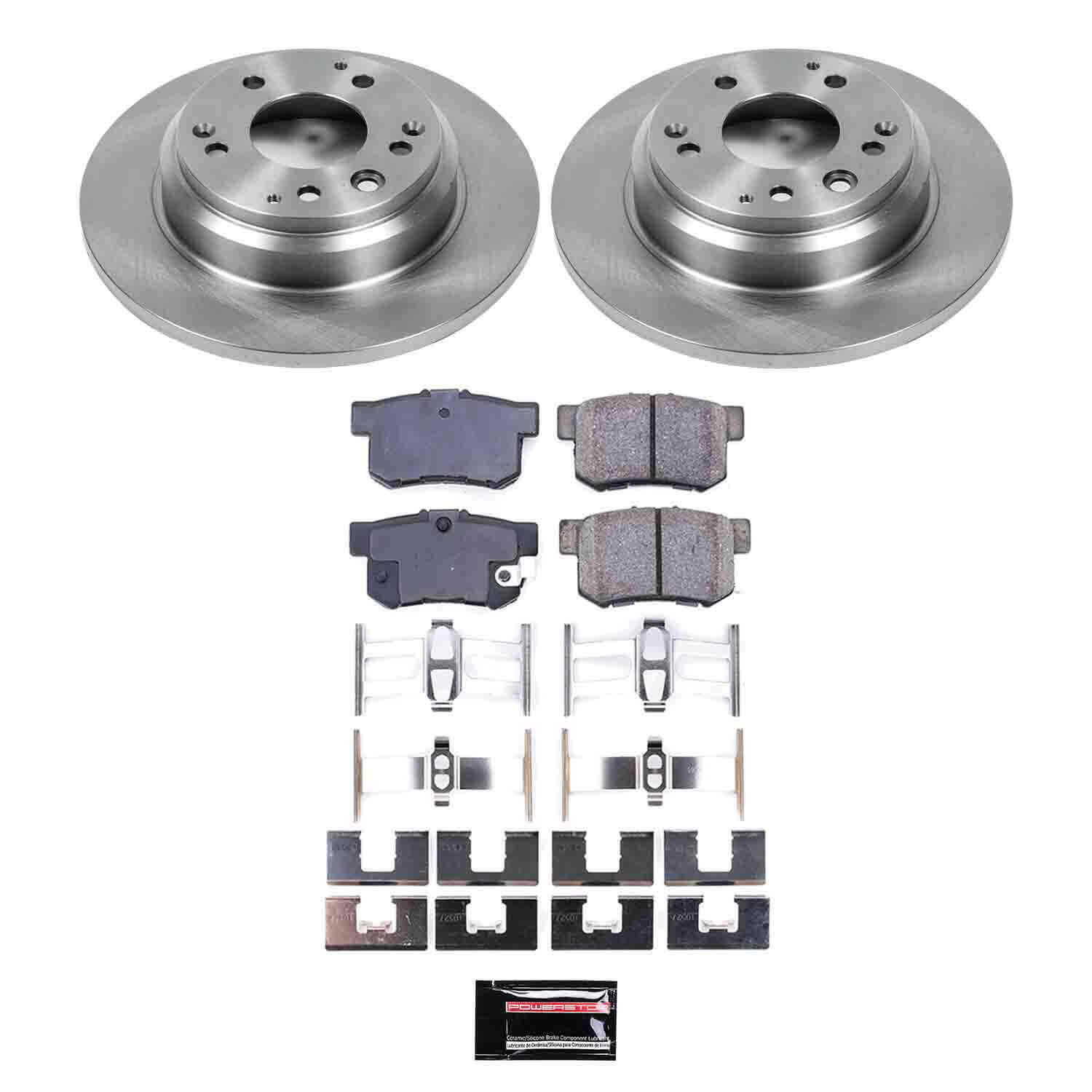 Power Stop KOE3154 Autospecialty - 1-Click Daily Driver Brake Kits (Rear) for 1999-2001 Acura Rl product image