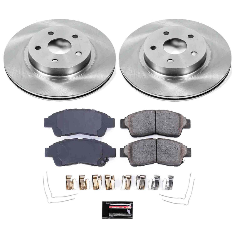Power Stop KOE3163 Autospecialty - 1-Click Daily Driver Brake Kits (Front) for 1996-2003 Toyota RAV4 product image