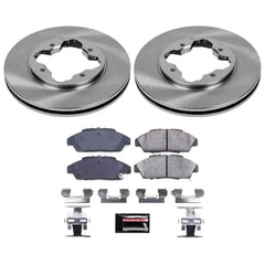 Power Stop KOE3164 Autospecialty - 1-Click Daily Driver Brake Kits (Front) for 1990-1993 Honda Accord product image