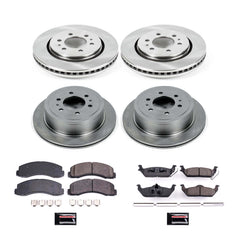 Power Stop KOE3166 Autospecialty - 1-Click Daily Driver Brake Kits (Front And Rear) for 2010-2011 Ford F-150 product image