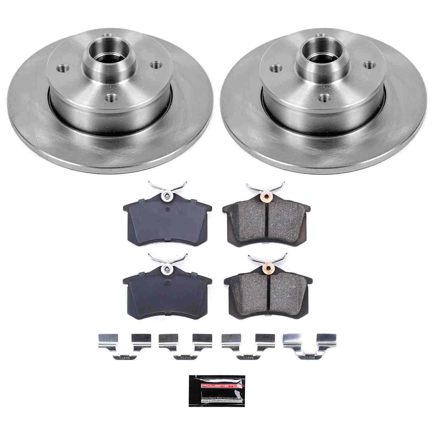 Power Stop KOE370 Autospecialty - 1-Click Daily Driver Brake Kits (Rear) for 1990-1997 Volkswagen Corrado product image