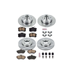 Power Stop KOE376 Autospecialty - 1-Click Daily Driver Brake Kits (Front And Rear) for 1995-1997 Volkswagen Passat product image