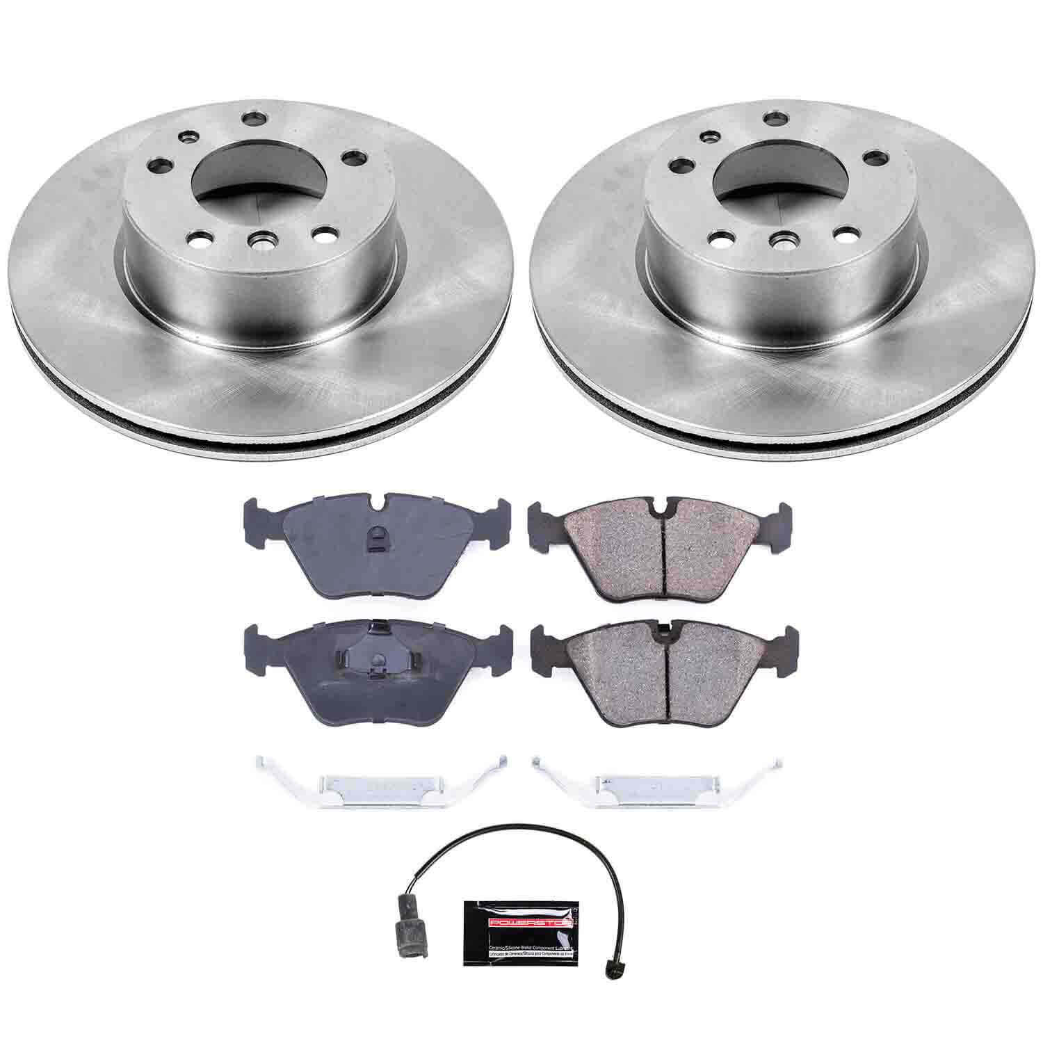 Power Stop KOE390 Autospecialty - 1-Click Daily Driver Brake Kits (Front) for 1990-1995 BMW 525I product image
