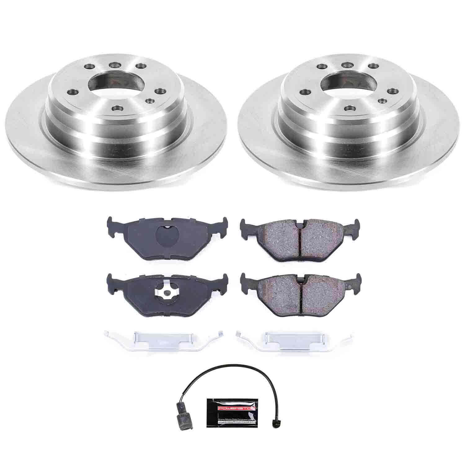 Power Stop KOE393 Autospecialty - 1-Click Daily Driver Brake Kits (Rear) for 1990-1995 BMW 525I product image