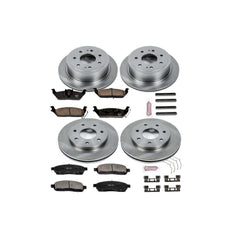 Power Stop KOE4006 Autospecialty - 1-Click Daily Driver Brake Kits (Front And Rear) for 2004-2008 Ford F-150 product image