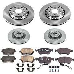 Power Stop KOE4008 Autospecialty 1-Click Daily Driver Front And Rear Brake Kit for 2003-2010 Audi A8 Quattro product image