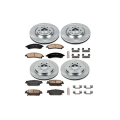 Power Stop KOE4014 Autospecialty - 1-Click Daily Driver Brake Kits (Front And Rear) for 2004-2009 Cadillac Srx product image