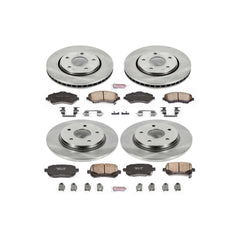 Power Stop KOE4015 Autospecialty - 1-Click Daily Driver Brake Kits (Front And Rear) for 2008-2012 Chrysler Town & Country product image