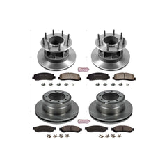Power Stop KOE4034 Autospecialty 1-Click Daily Driver Front And Rear Brake Kit for 2005-2007 Ford F-350 Super Duty product image