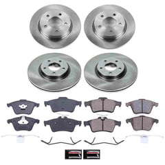Power Stop KOE4056 Autospecialty - 1-Click Daily Driver Brake Kits (Front And Rear) for 2007-2013 Mazda 3 product image