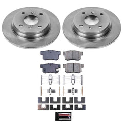 Power Stop KOE407 Autospecialty - 1-Click Daily Driver Brake Kits (Rear) for 1992-1996 Honda Prelude product image