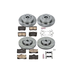 Power Stop KOE4071 Autospecialty - 1-Click Daily Driver Brake Kits (Front And Rear) for 2007-2011 Lexus GS350 product image