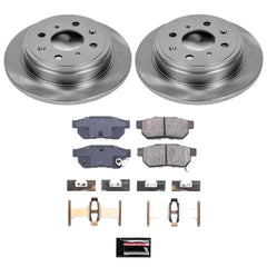 Power Stop KOE408 Autospecialty - 1-Click Daily Driver Brake Kits (Rear) for 1988-2001 Acura Integra product image
