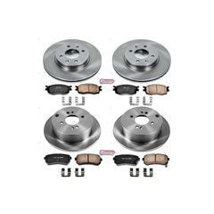 Power Stop KOE4091 Autospecialty 1-Click Daily Driver Front And Rear Brake Kit for 2006-2011 Hyundai Accent product image